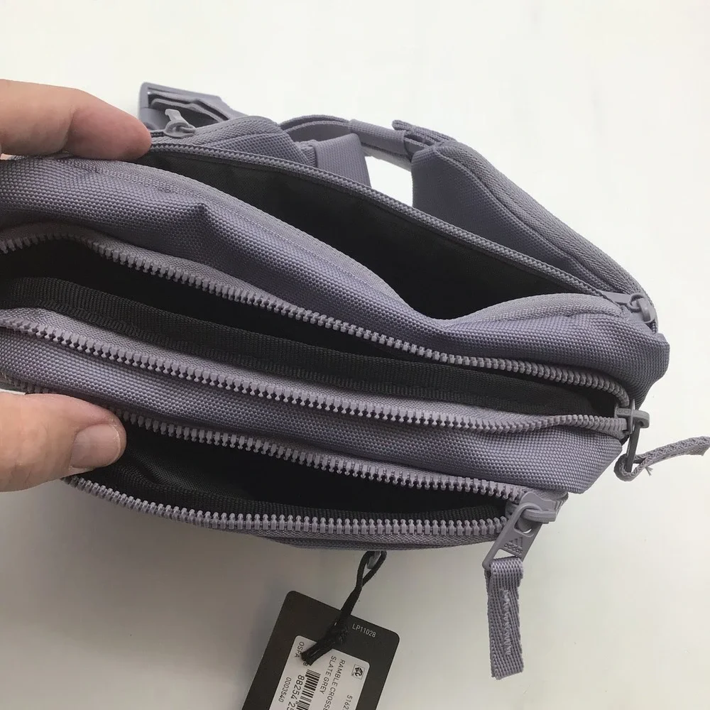 Adidas Ramble Crossbody Bag Fanny Pack Slate Grey KL3539 NEW